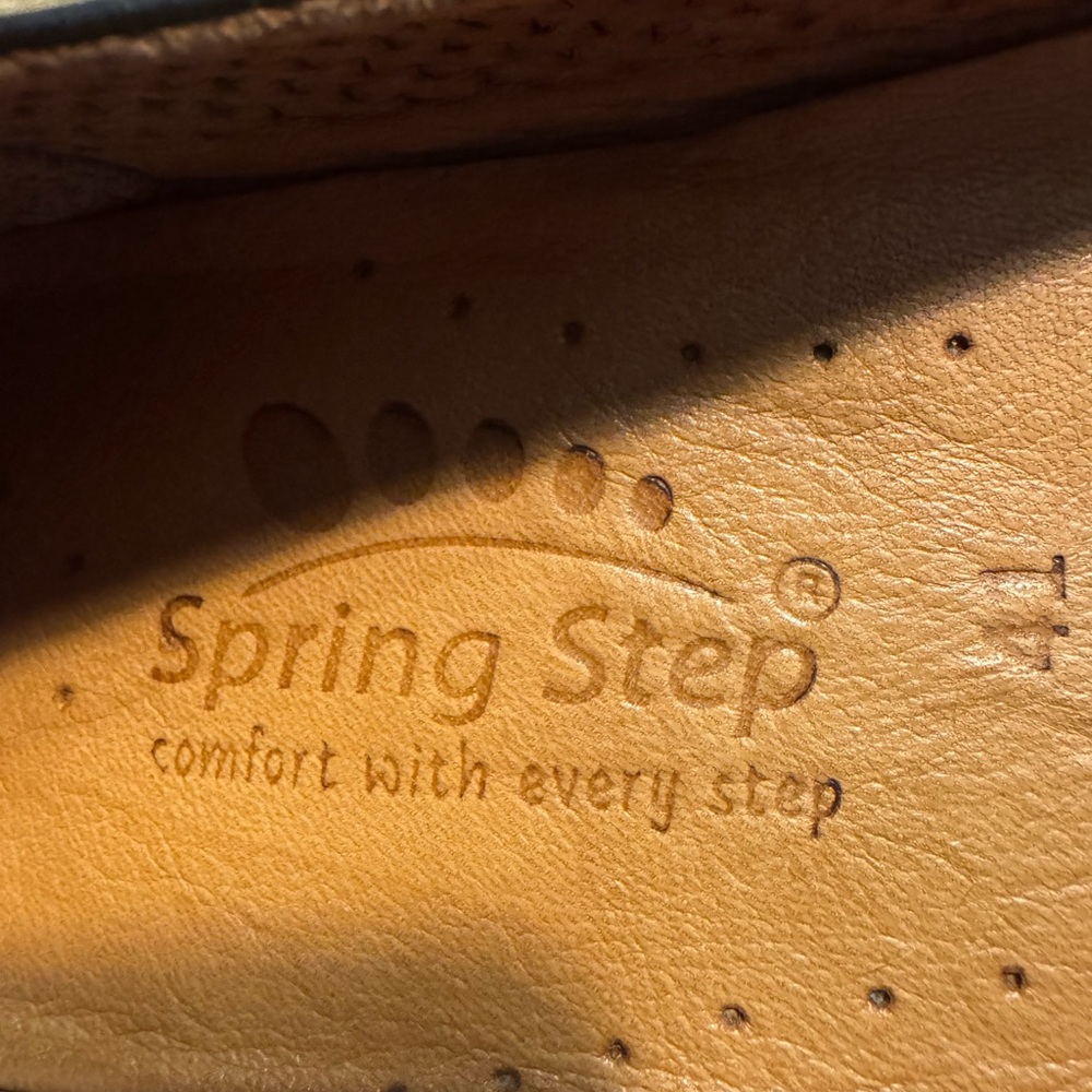 Spring Step Black Perforated Flats - Picture 9 of 10